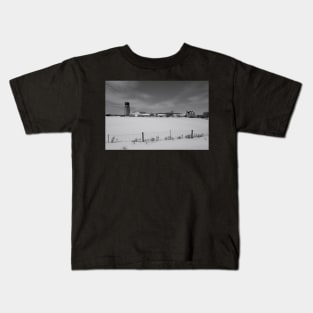 Farming in winter Kids T-Shirt